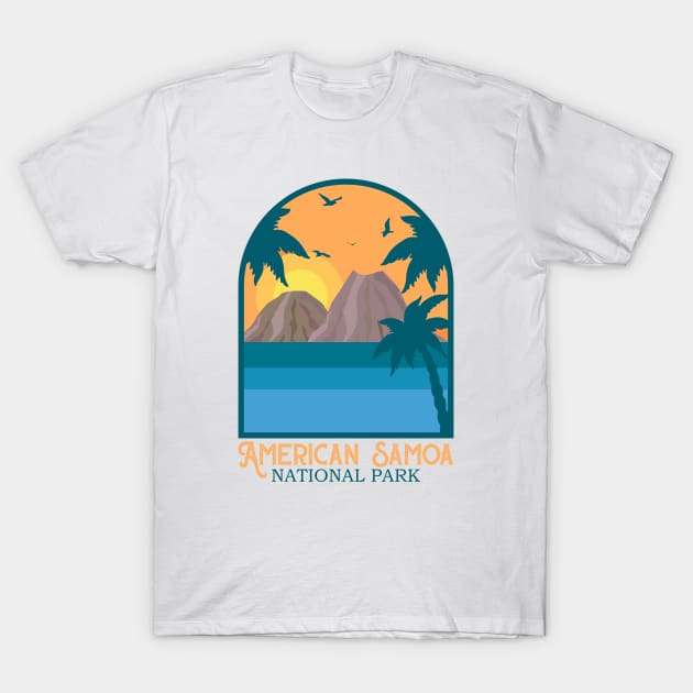 American Samoa National Park T-Shirt by Sachpica